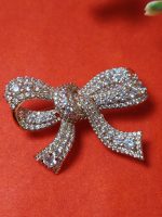 Crystal Ribbon Brooch - Image 2