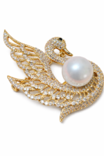 Swan Sparkle Brooch