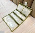 Premium finish 5 different size pockets Jewellery and Small Accessories Travel organizer