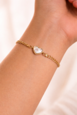 Pearl Heart Bracelet - Image 2