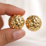 Golden Bubble Studs