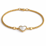 Pearl Heart Bracelet