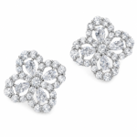 Crystal Bloom Stud Earrings